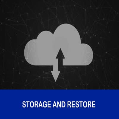 Storage and restore new