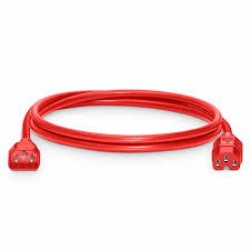 6ft (1.8m) IEC320 network switch" title="6ft (1.8m) IEC320 C14 to IEC320 C15 14AWG 250V 15A Power Cord Red