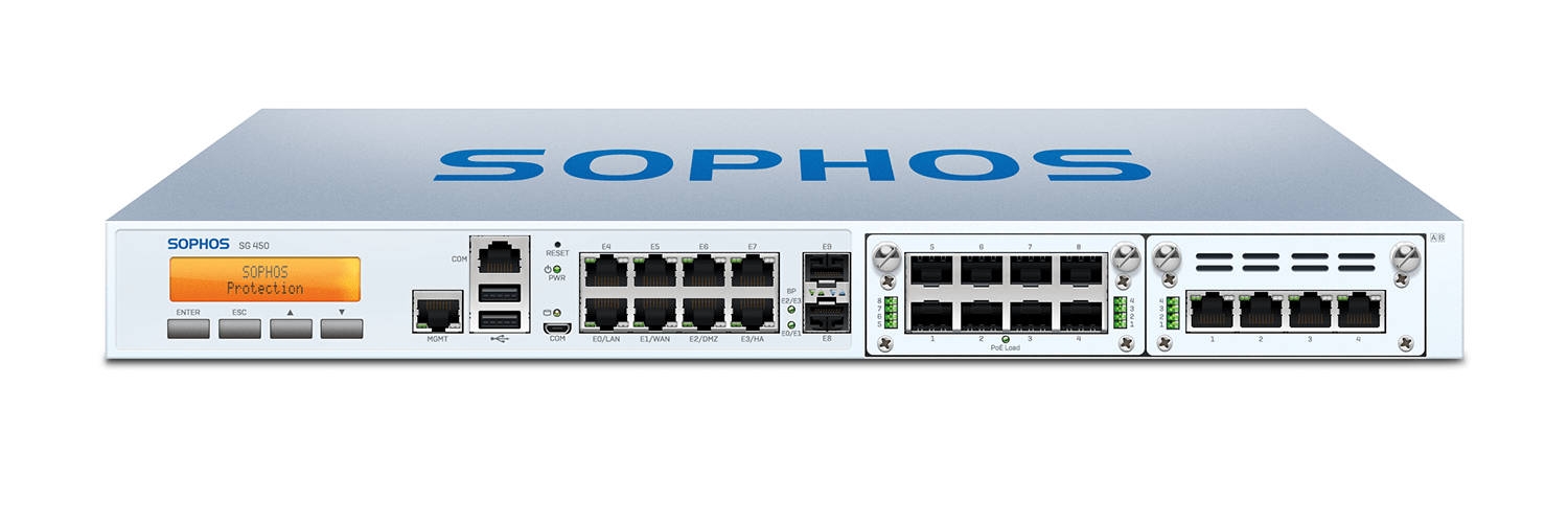 Sophos SG450 firewall